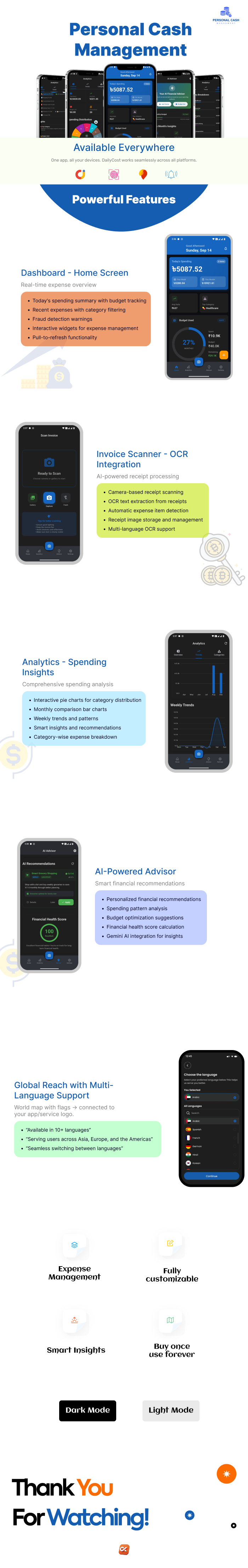 Personal Cash Management System - Android & IOS - 2