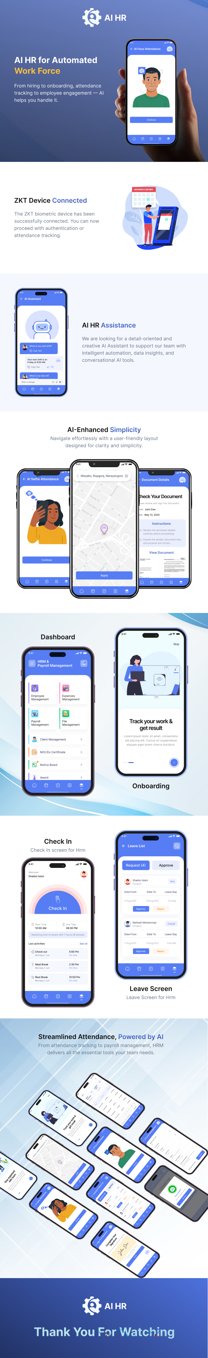 AI SAAS HR Solution : Android & IOS - 1